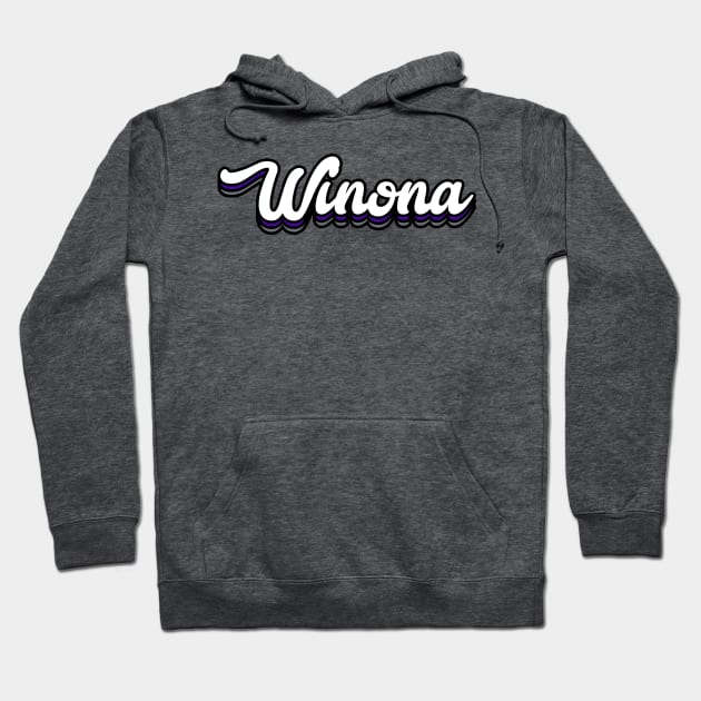 Winona - Winona State University Hoodie by Josh Wuflestad